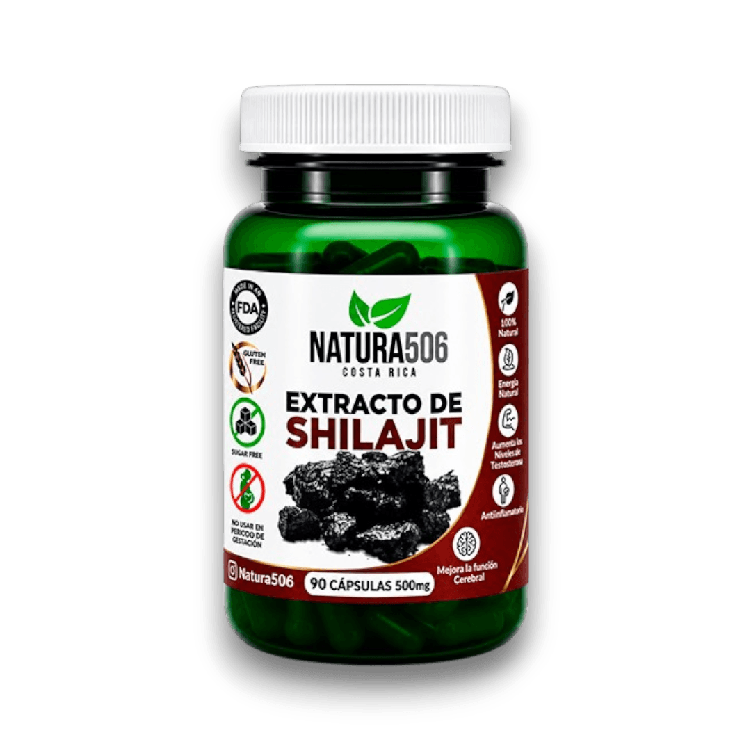 Extracto de Shilajit 90 Cápsulas 500mg - Natura506