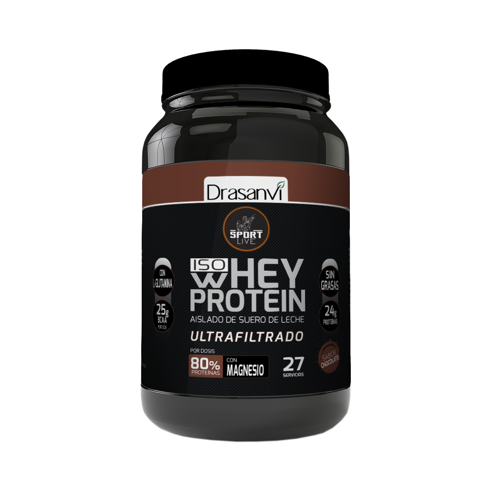 Sport Live – Whey Protein Aislado Chocolate 800g - Drasanvi