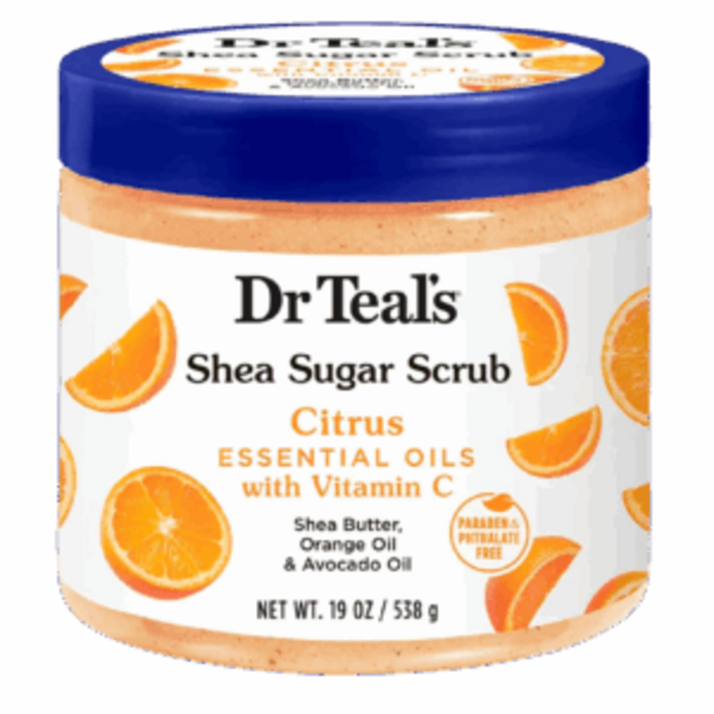Exfoliante Corporal Sugar Citrus Vitamin C 538g - Dr Teal's
