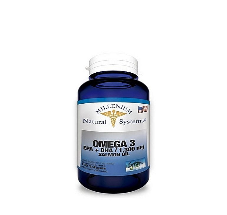Omega 3 EPA DHA 1.300mg Salmon Oil 100 Capsulas - Nutrifit
