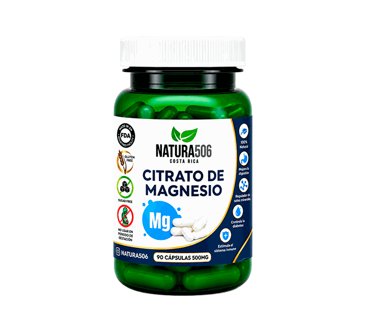 Citrato de Magnesio 90 Capsulas - Natura506