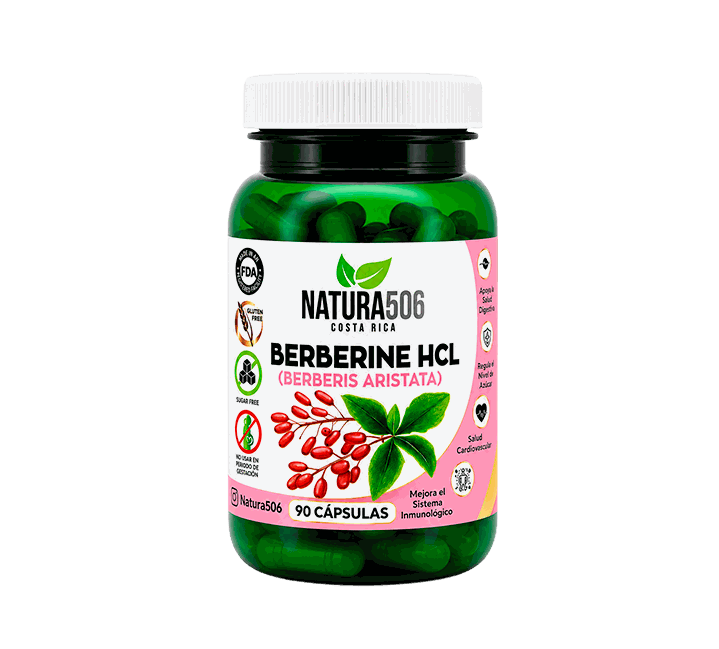 Berberina HCL 90 Capsulas – Natura506