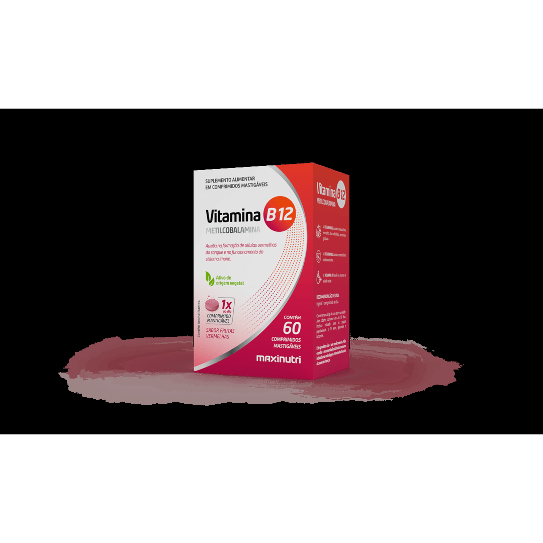Vitamina B12 60 Masticable - Maxinutri