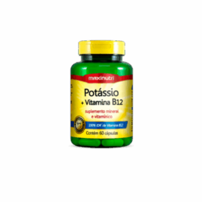 Potasio+B12 60 Cápsulas - Maxinutri