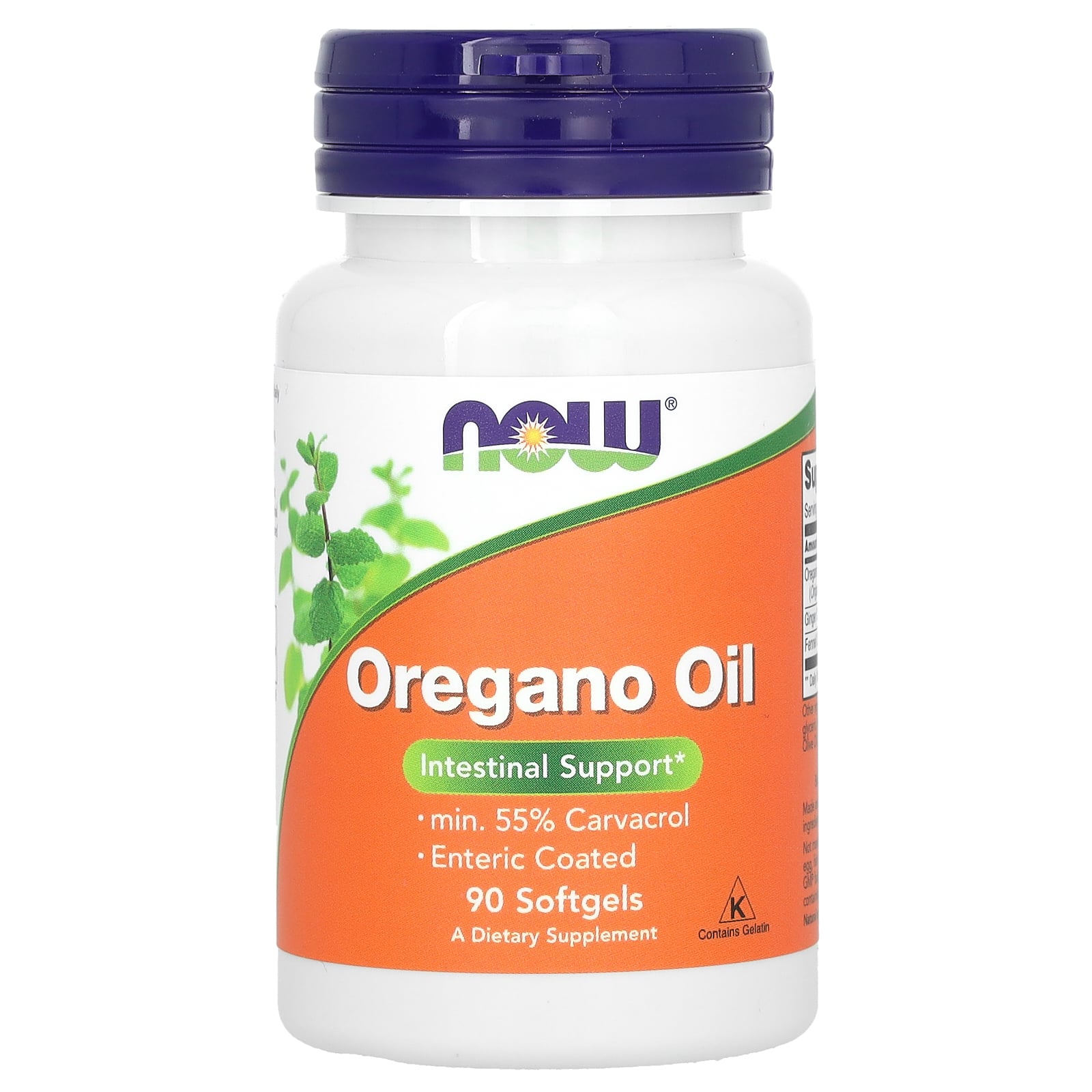 Aceite de Orégano 90 Capsulas - NOW Foods