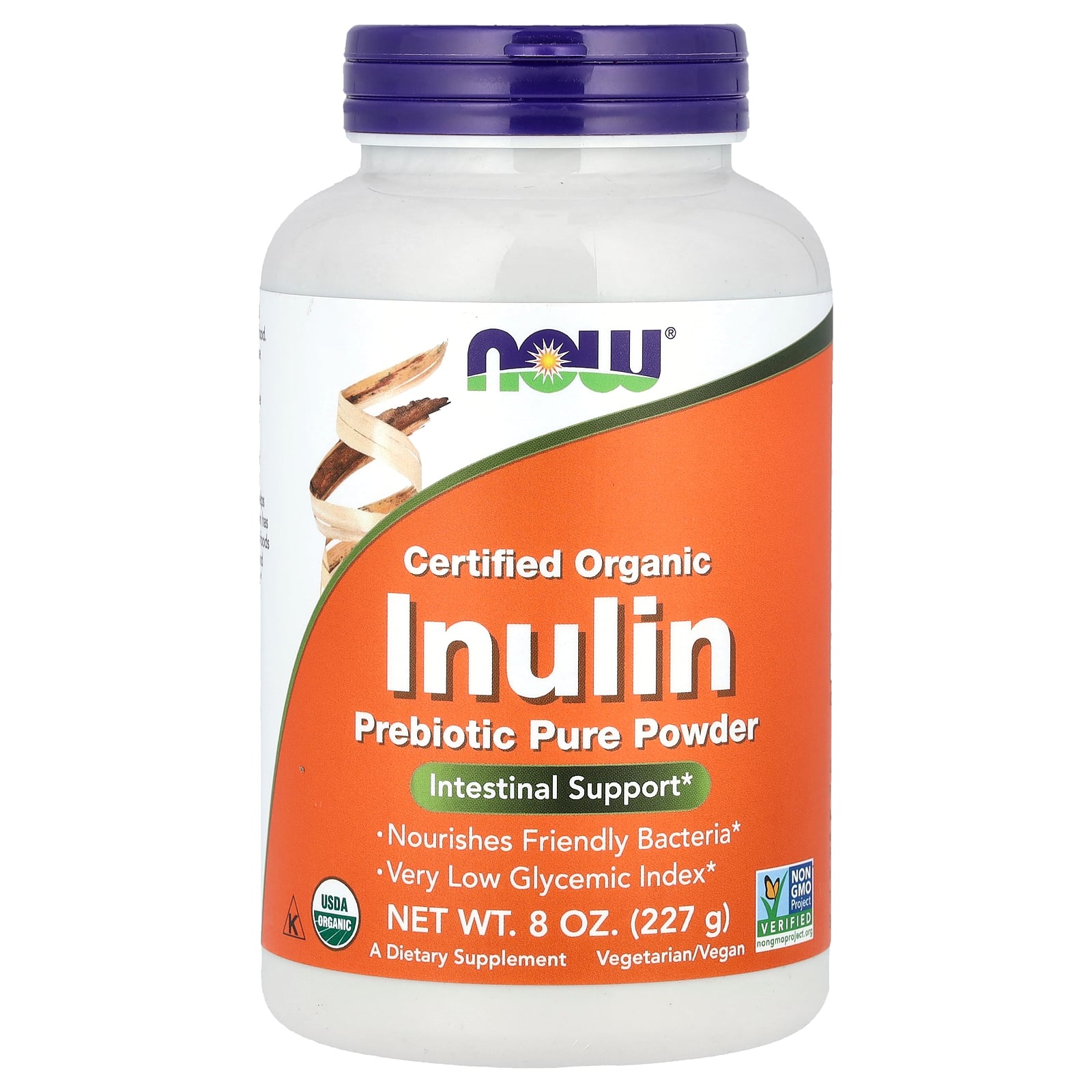 Inulina Organica en Polvo 227g - NOW