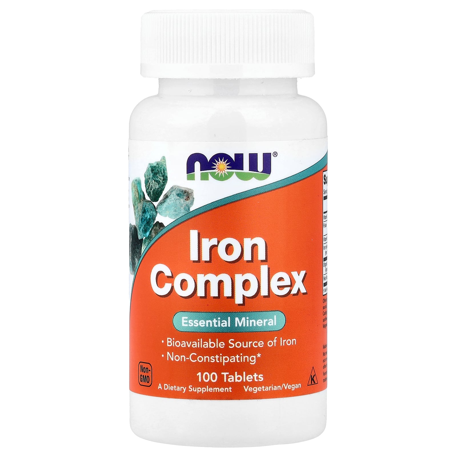 Iron Complex / Complejo de Hierro 100 Tabletas - NOW Foods