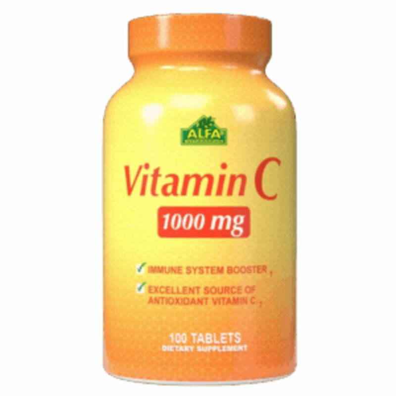 Vitamina C 1000mg 100 Capsulas - ALFA VITAMINS