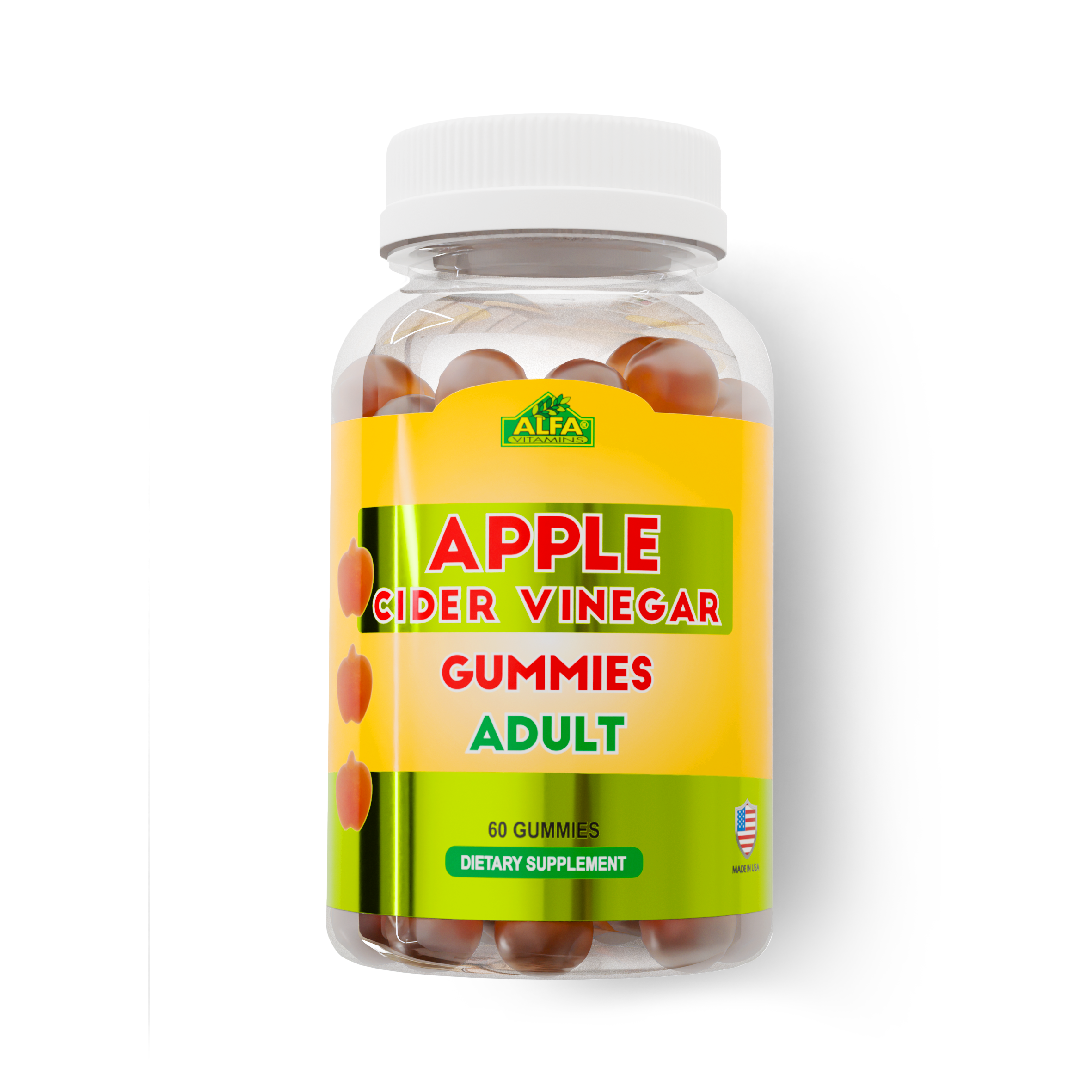 Apple Cider Vinegar 60 Gomitas - ALFA VITAMINS