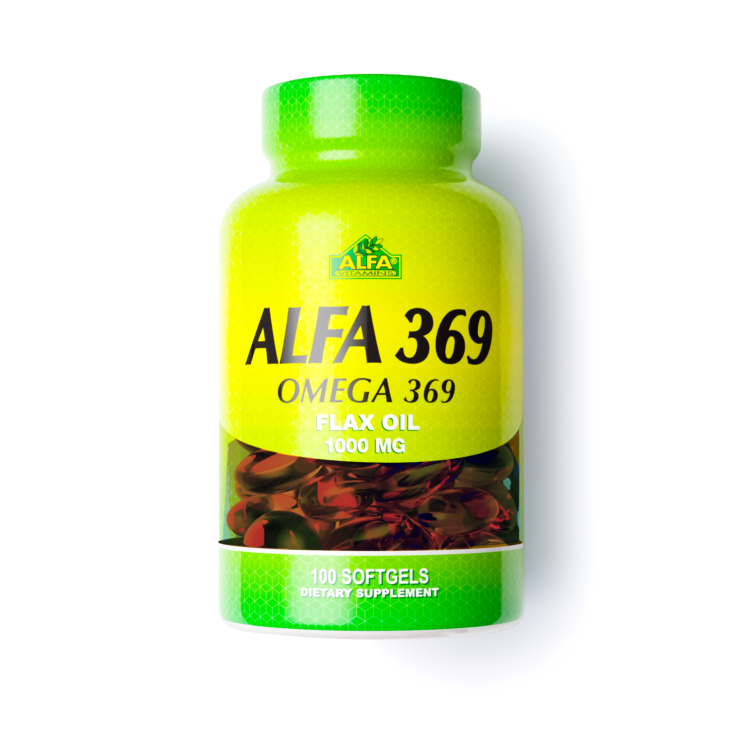 Omega 369 1000mg 100 Softgels - ALFA VITAMINS
