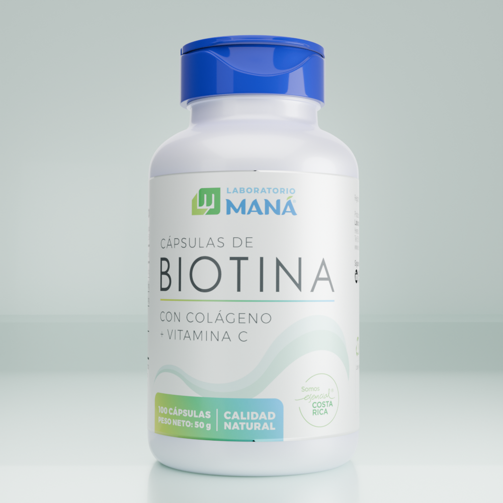 Biotina con colágeno y vitamina C El maná