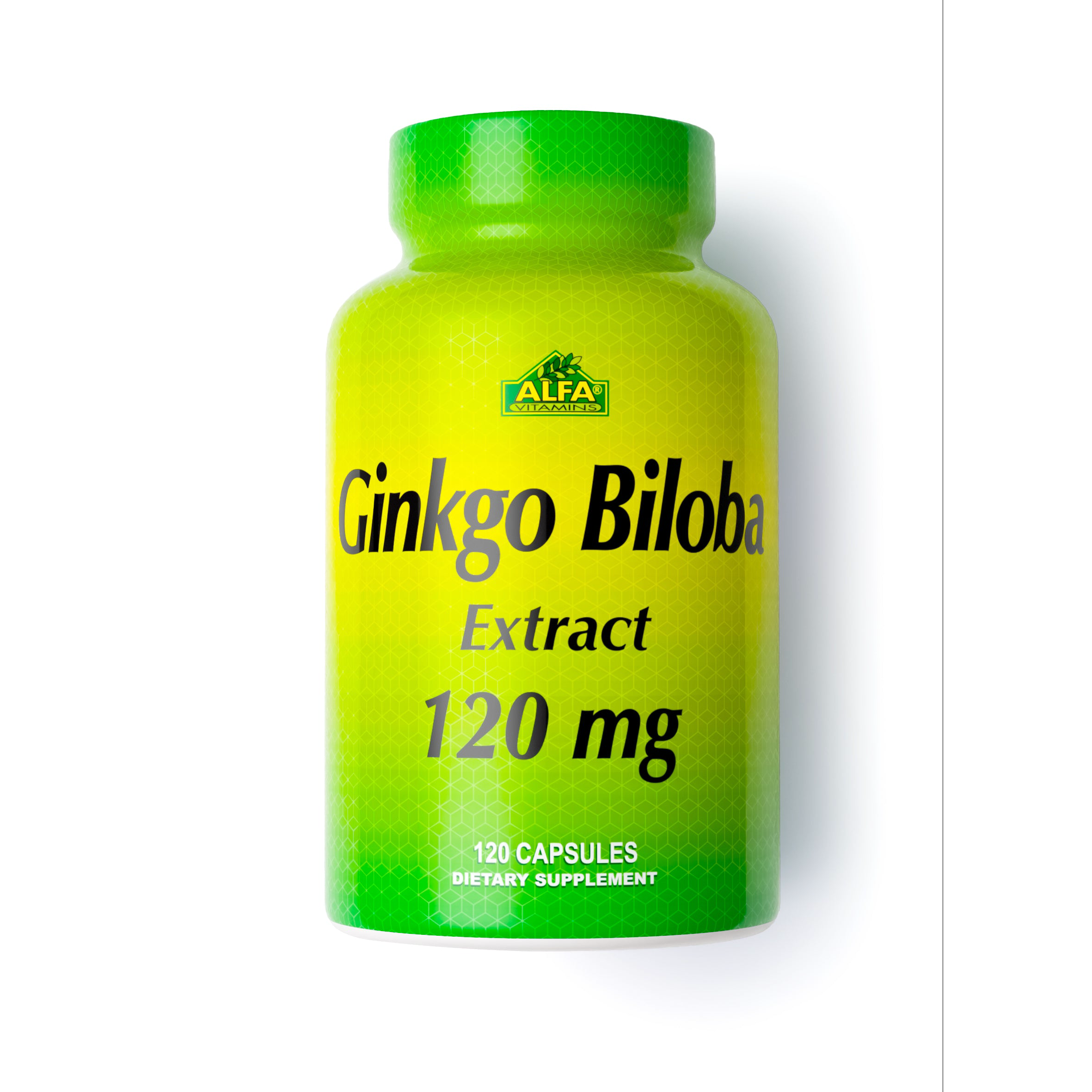 Ginkgo Biloba 120 Capsulas - ALFA VITAMINS