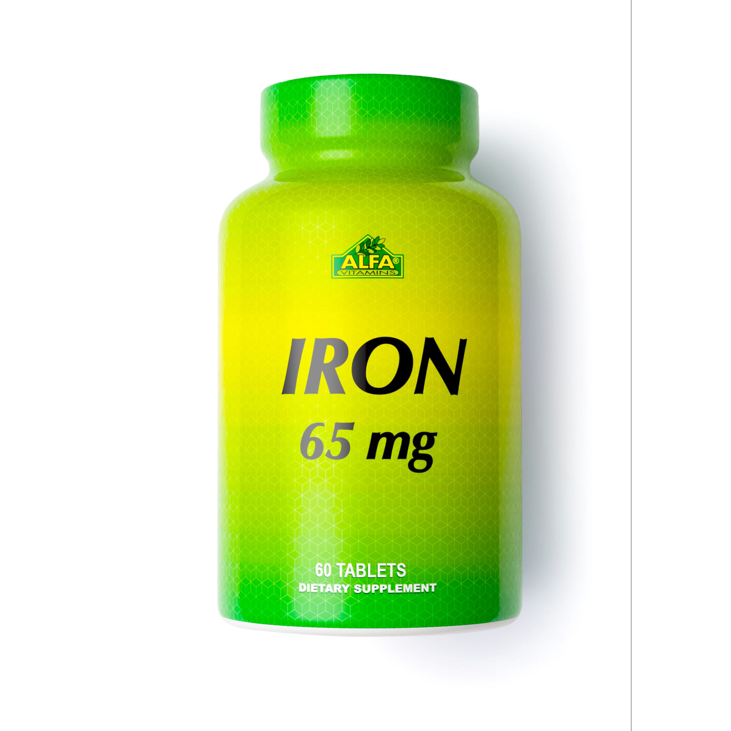 Iron Alfa 60 Tabletas - ALFA VITAMINS