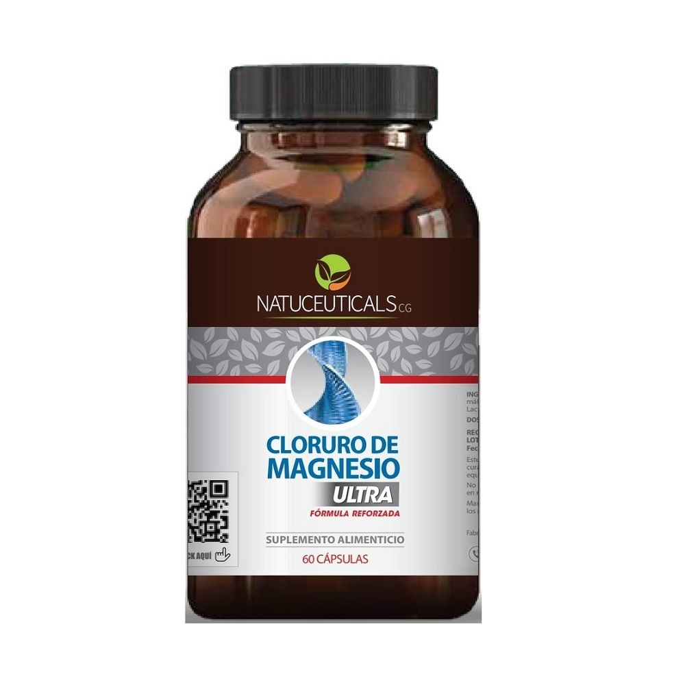 Cloruro de Magnesio 60 cápsulas. Natuceuticals