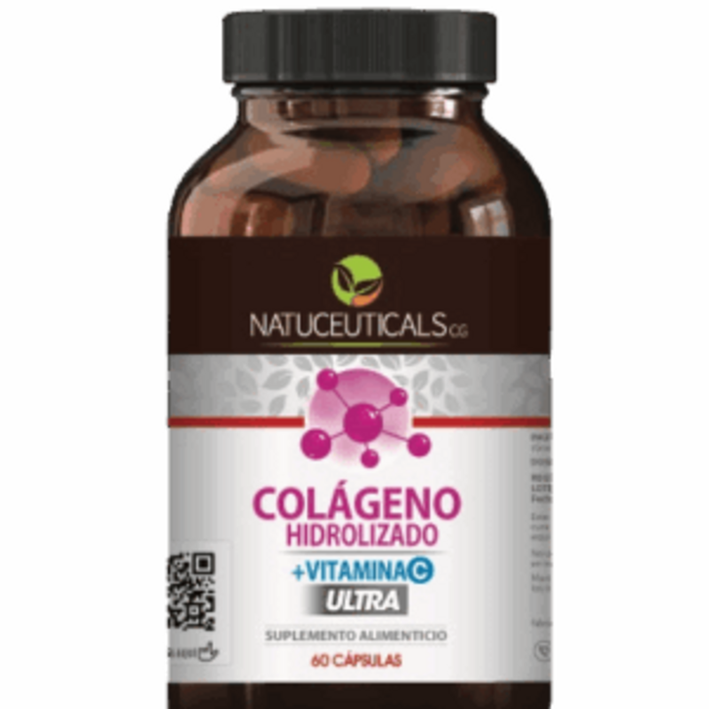Colágeno Hidrolizado +Vitamina C 60 cápsulas. Natuceuticals