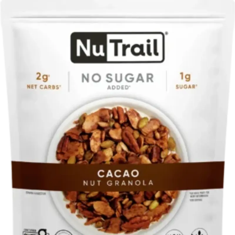 Granola NuTrail - Cacao - Granola de nueces sin azúcar añadida
