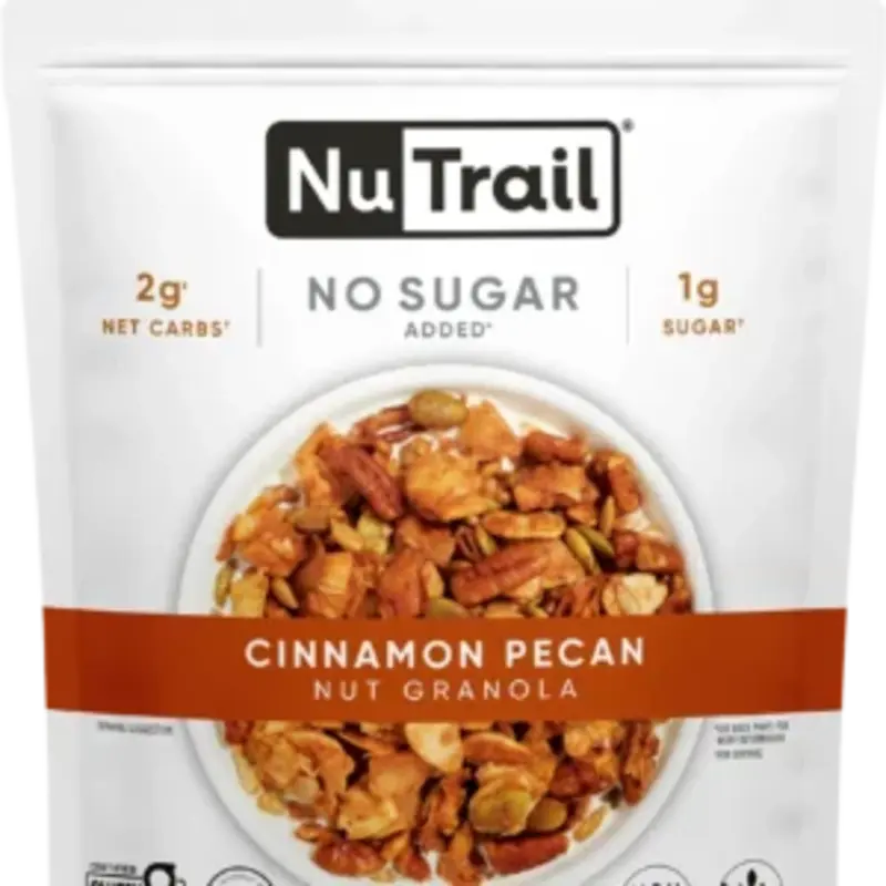 Granola NuTrail - Cinnamon Pecan - Granola de nueces sin azúcar añadida