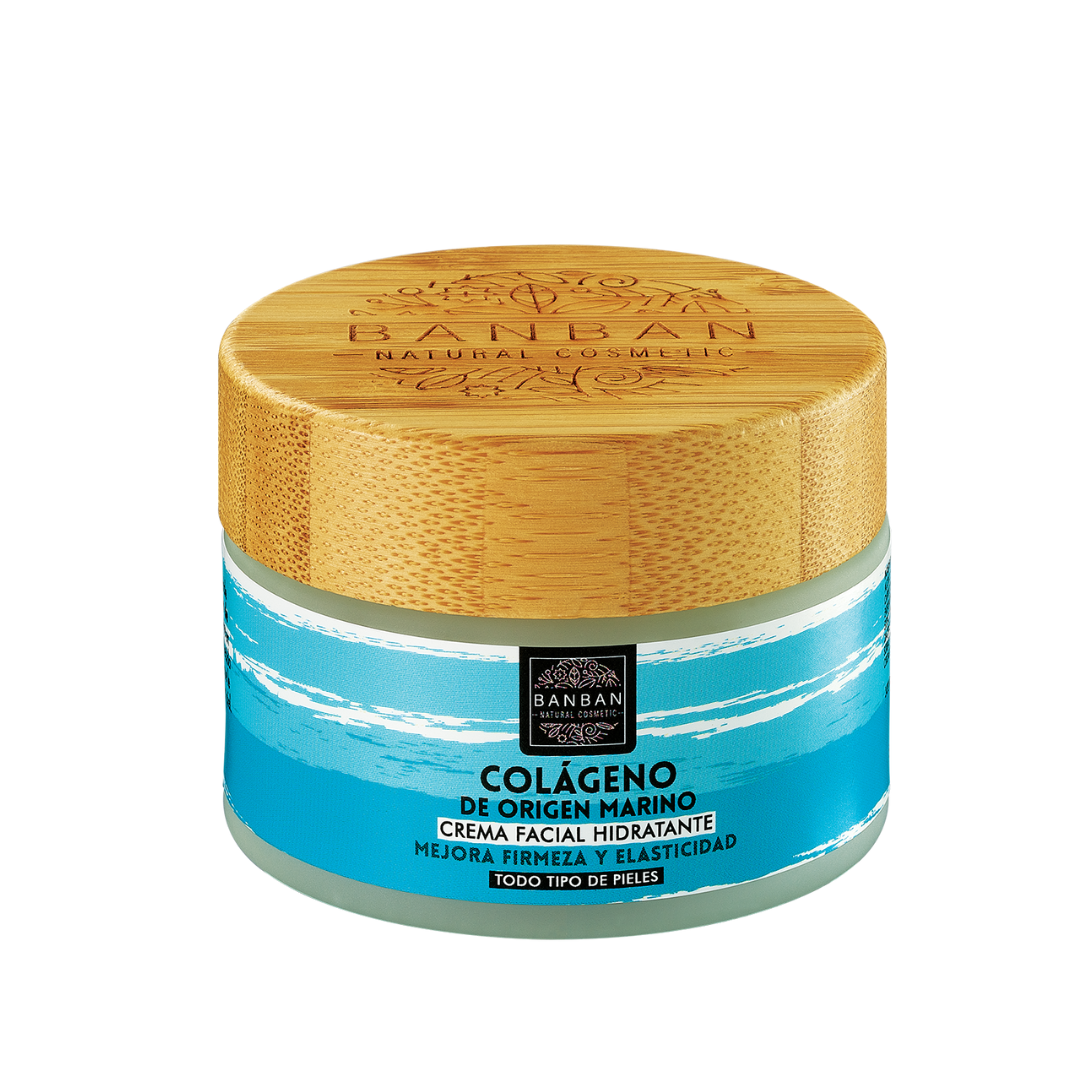 Crema facial de colágeno. Banban