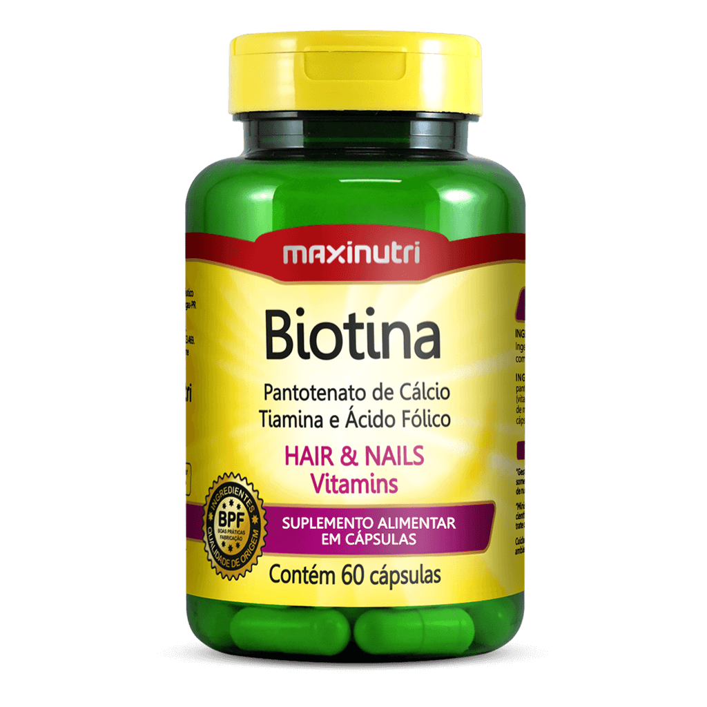 Biotina – Maxinutri (60 cápsulas)