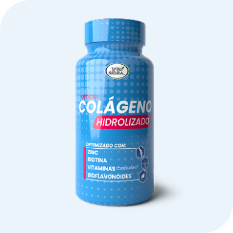 Colágeno Hidrolizado Opticell – Total Natural (60 cápsulas)