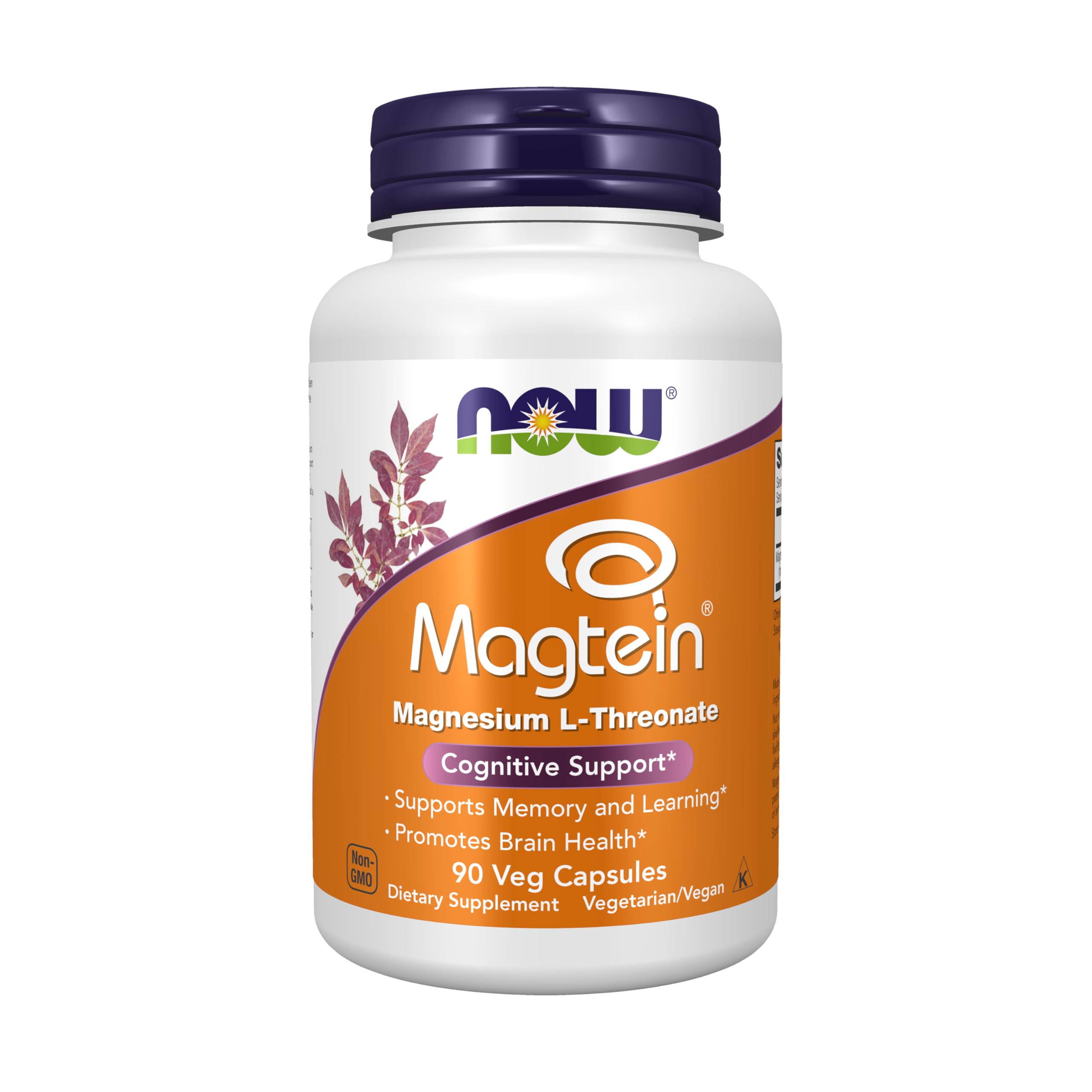 Magtein L-Treonato de Magnesio 90 Capsulas - NOW Foods