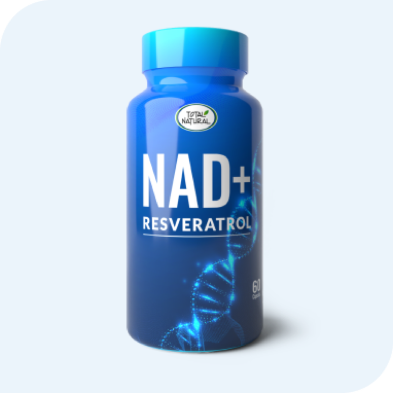 NAD + Resveratrol 60 Capsulas - Total Natural