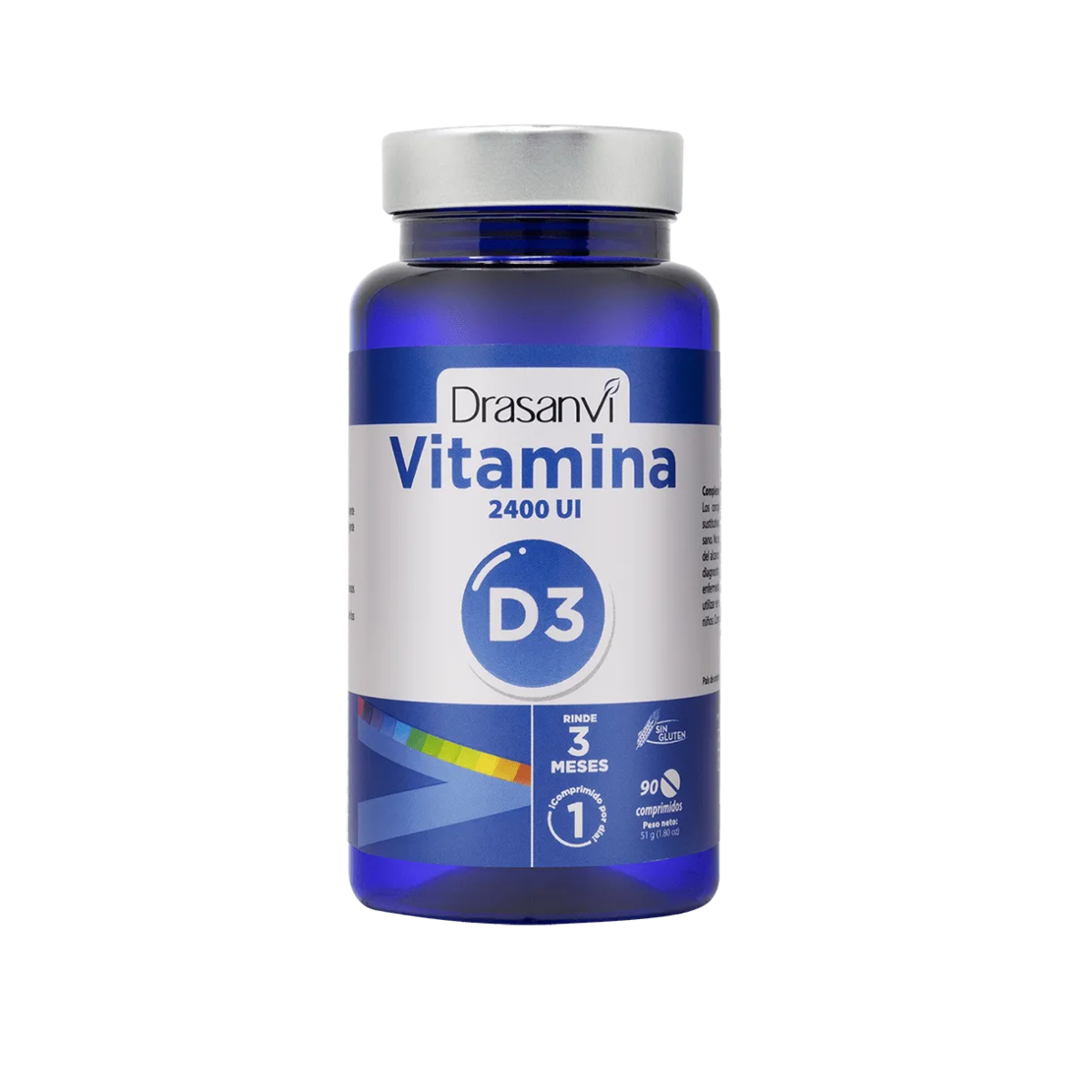 Vitamina D3 2400 UI 90 Comprimidos - Drasanvi