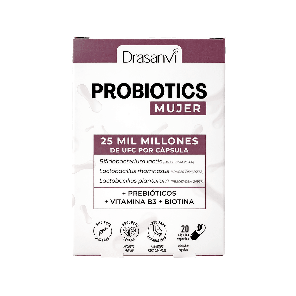 Probioticos Mujer 20 Cápsulas Drasanvi