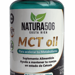 Cápsulas de MCT Natura506