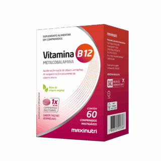 Vitamina B12 masticable Maxinutri