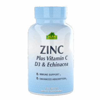 Fórmula potente de zinc + vitamina C , D Y echinacea Alfa Vitamins