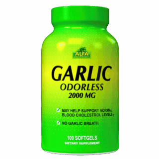 Garlic Alfa 2000 mg 100 Softgels Alfa Vitamins