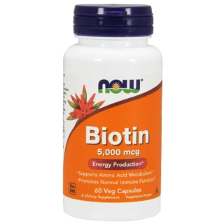 Biotina 5,000 mcg NOW