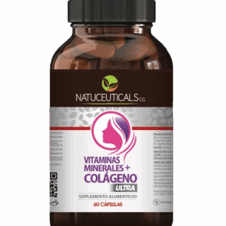 Vitaminas, Minerales + Colágeno 60 cápsulas. Natuceuticals