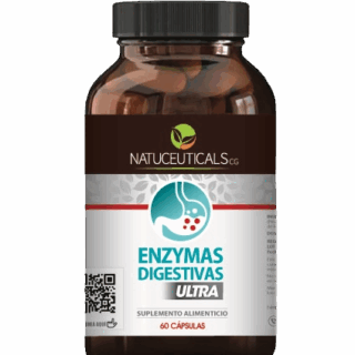 Enzimas digestivas 60 cápsulas. Natuceuticals