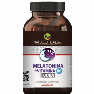 Melatonina + Vitamina B6 60 cápsulas. Natuceuticals