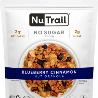 Blueberry Cinnamon - Granola de nueces sin azúcar añadida. NuTrail