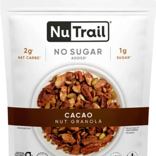 Granola NuTrail - Cacao - Granola de nueces sin azúcar añadida
