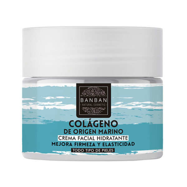 Crema facial de colágeno. Banban