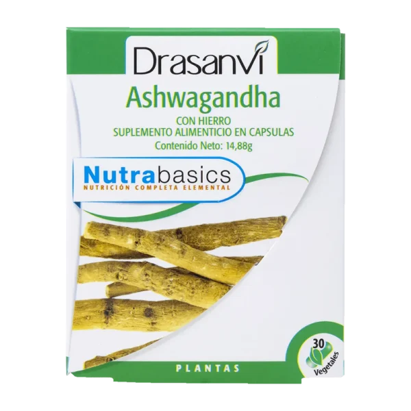 Ashwagandha con hierro 30 Cápsulas. Drasanvi