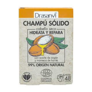 Champú Sólido Cabello Seco Cosmos Organic Bio. Dransanvi