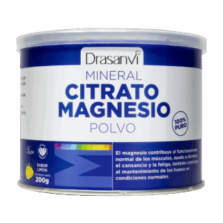 Citrato Magnesio Sabor Limón Polvo 200g.Drasanvi