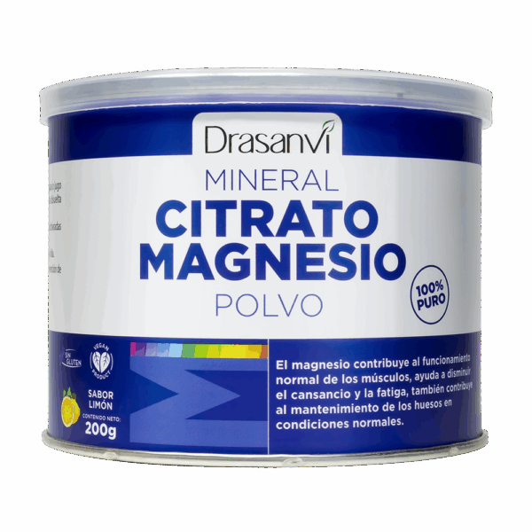 Citrato Magnesio Sabor Limón Polvo 200g.Drasanvi