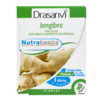 Jengibre con calcio 30 Cápsulas. Drasanvi