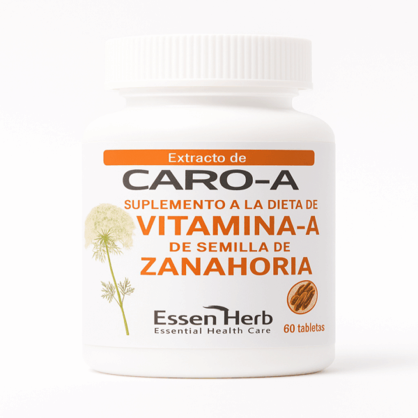 CARO-A® 60 Tabletas – Vitamina A Natural de Semilla de Zanahoria - Imagen 2